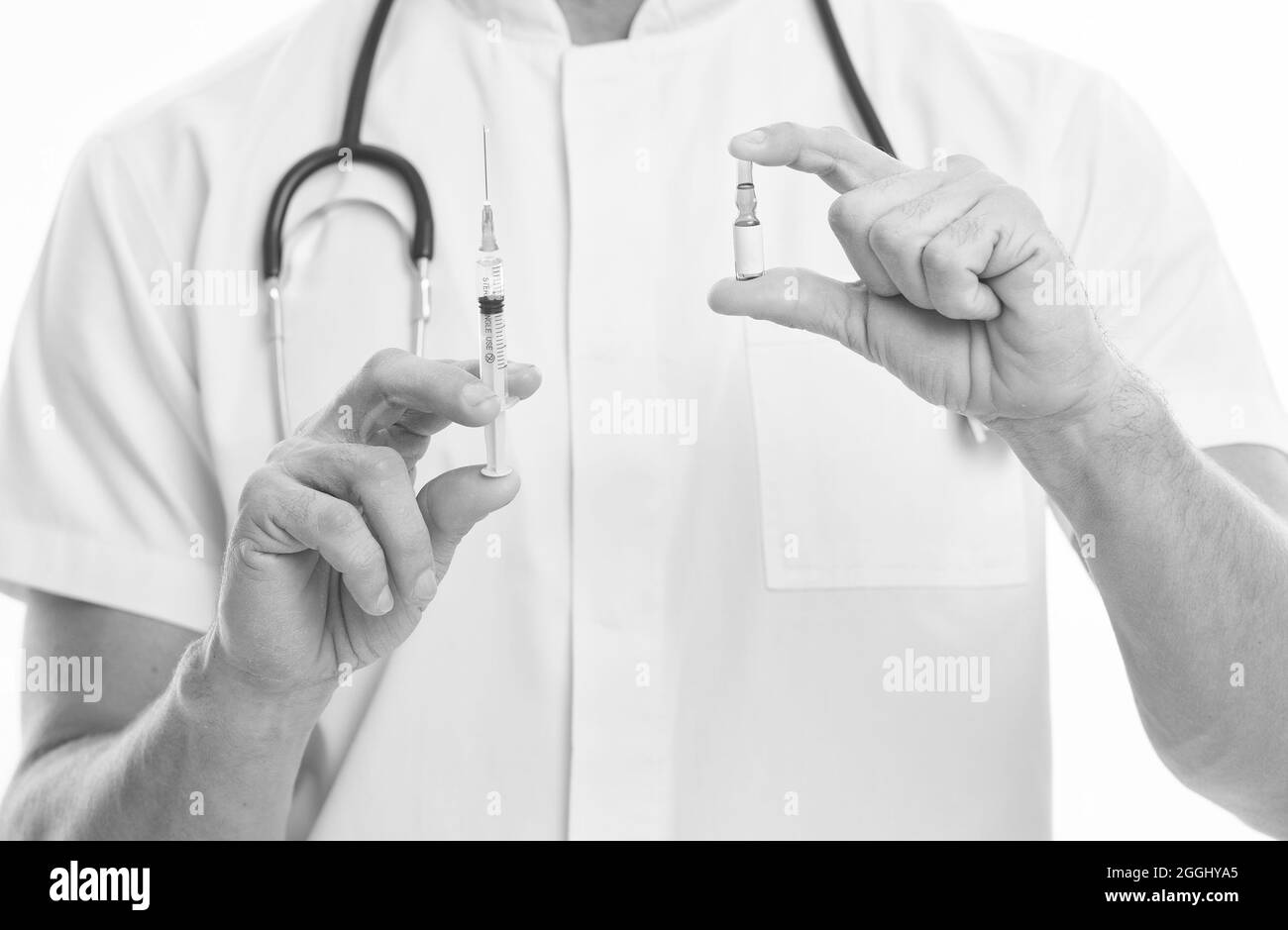 covid injection liquid drug in syringe. coronavirus vaccine complete ...