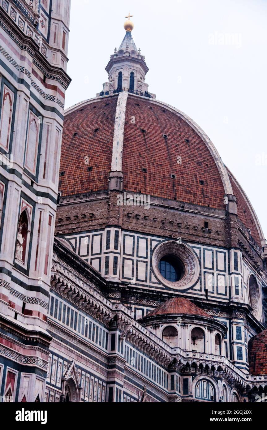 Cupola and dome of Brunelleschi's extraordinary architectural feature