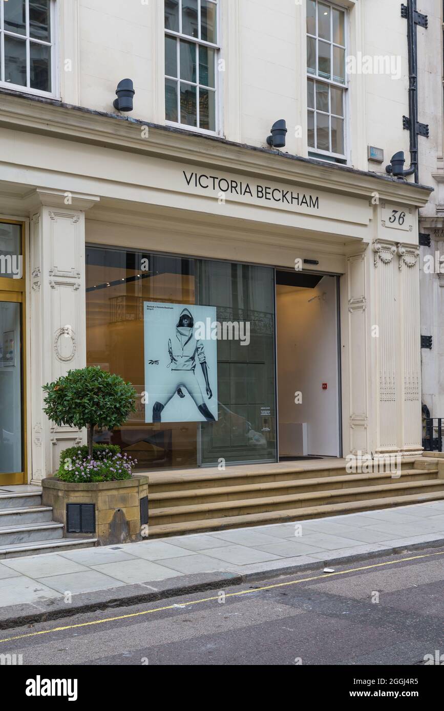 Victoria Beckham's eponymous flagship fashion store in Dover Street