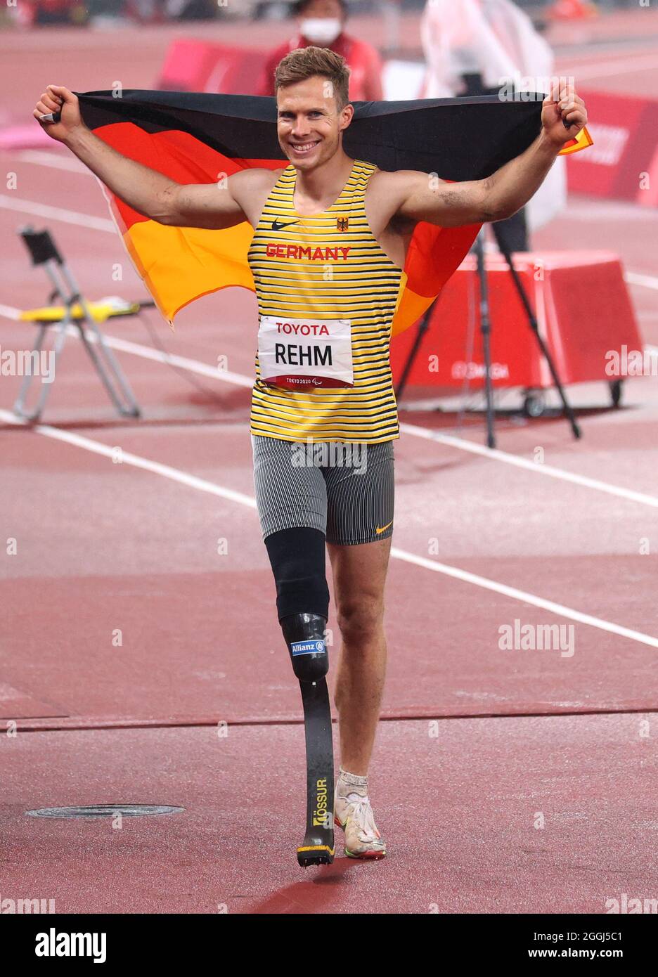 Tokio, Japan. 01st Sep, 2021. Paralympics: Athletics, men's long jump ...
