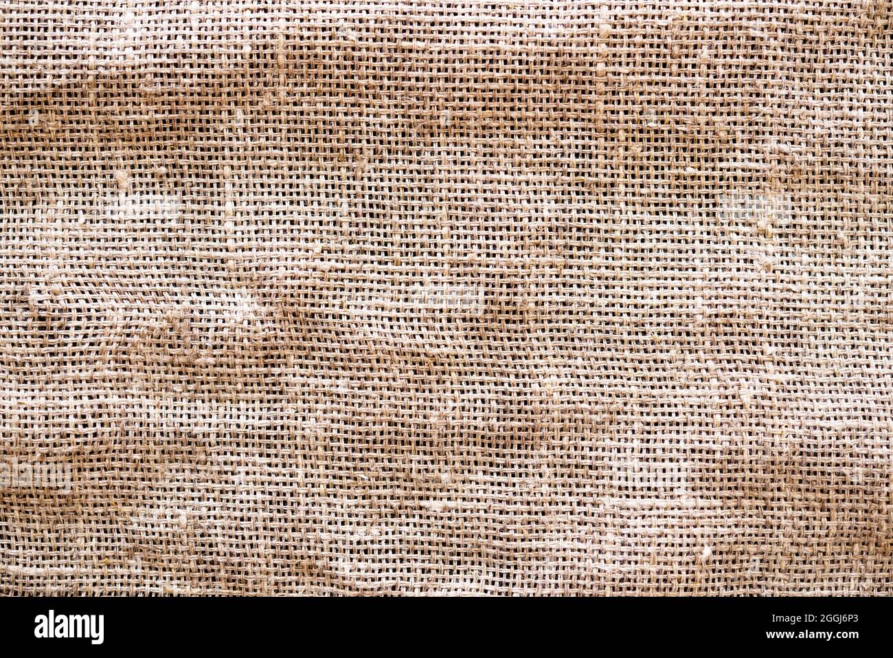 Sackcloth textured background Stock Photo - Alamy