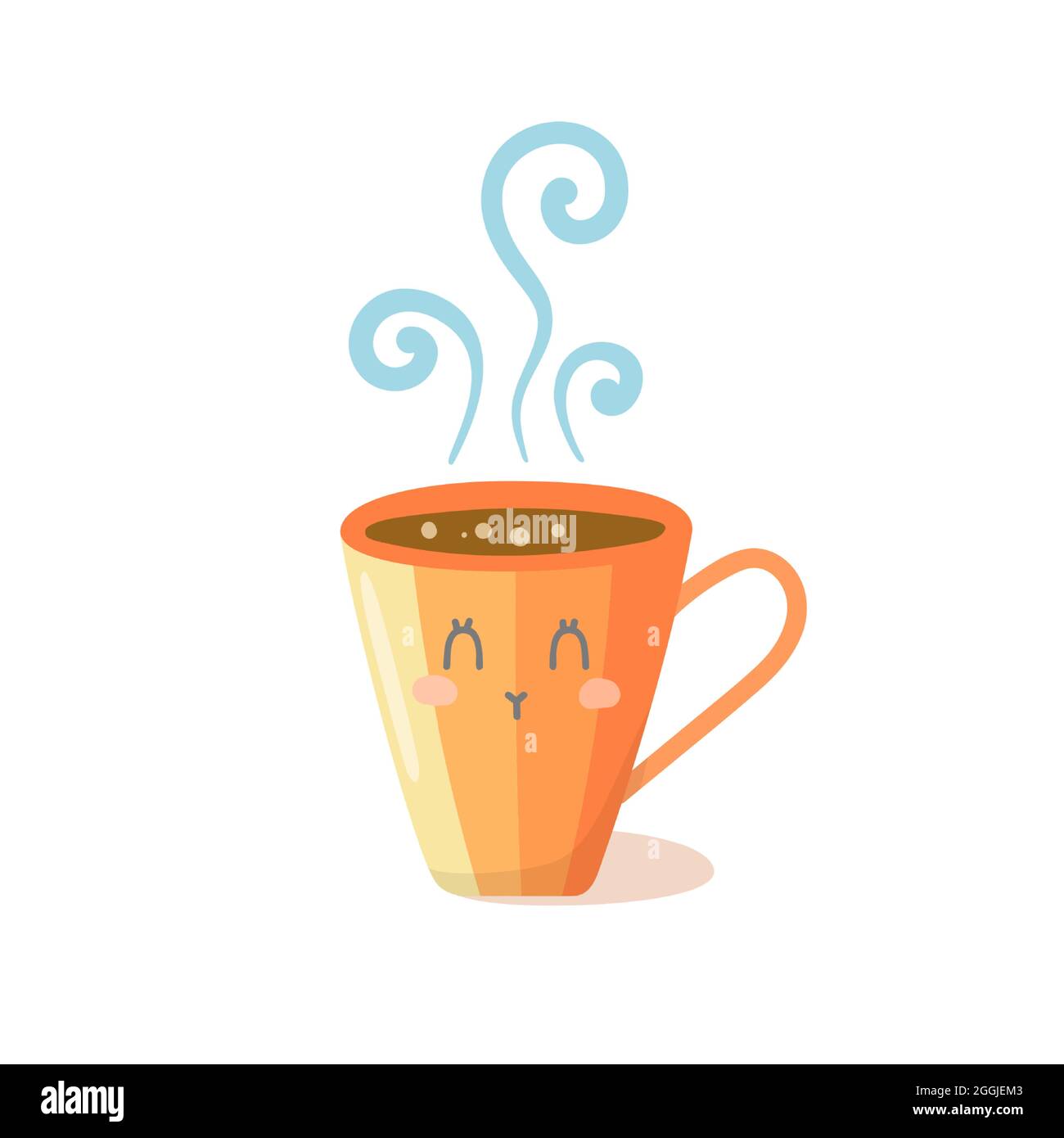 Coffee to go kawaii cute cartoon Stock Vector Image & Art - Alamy