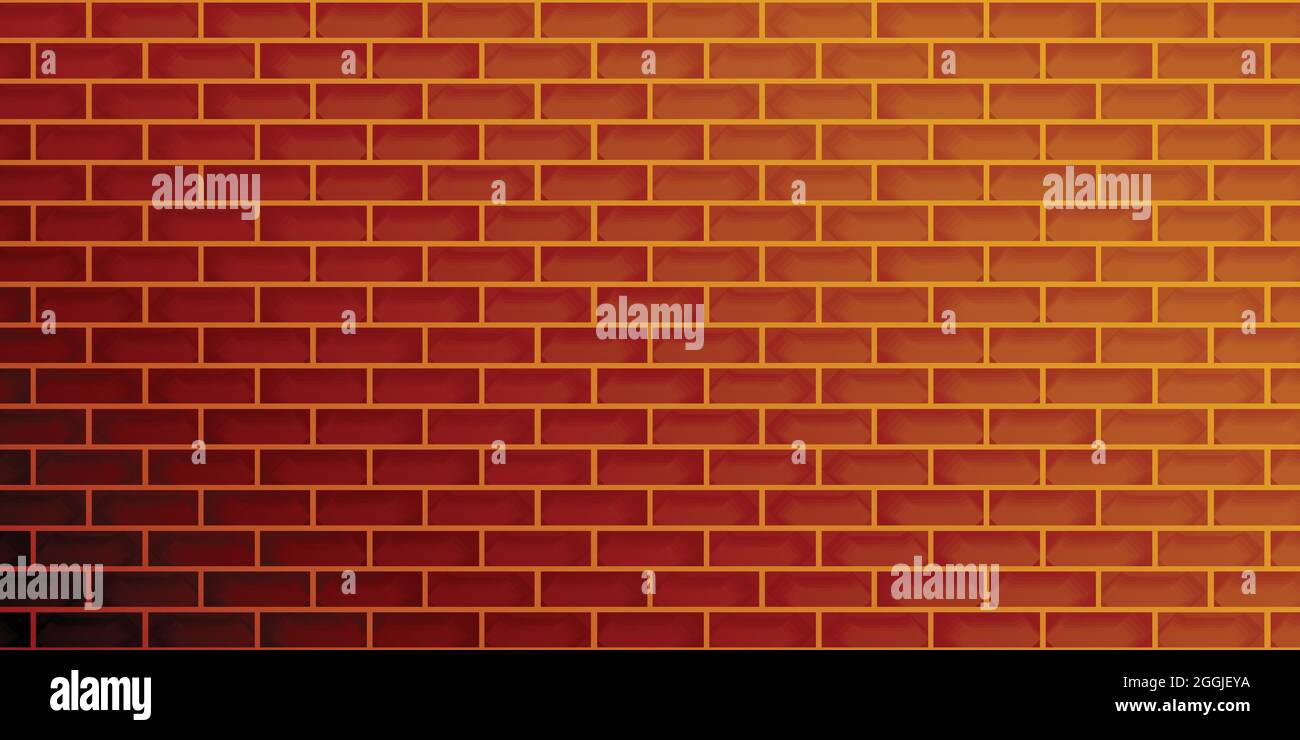 Abstract background brick wall surface geometric building technology wallpaper backdrop pattern seamless art design retro vector illustration Stock Vector