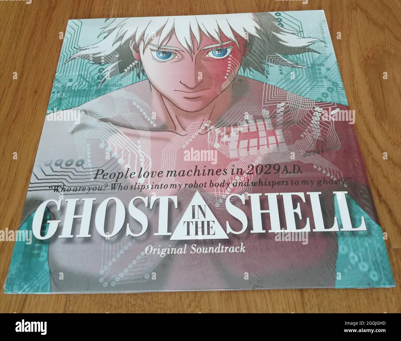 First official vinyl reissue of Ghost in the Shell 1995 movie original  soundtrack composed by Kenji Kawai released by WRWTFWW Records label in  2017 Stock Photo - Alamy