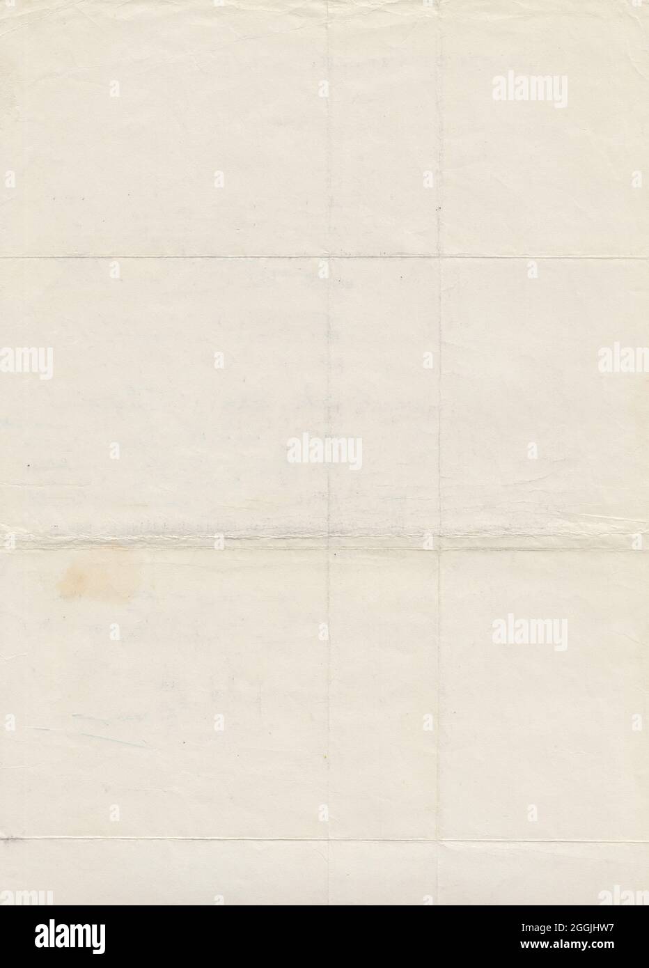 Scan of an old document. The paper is around 50 years old. The stains ...