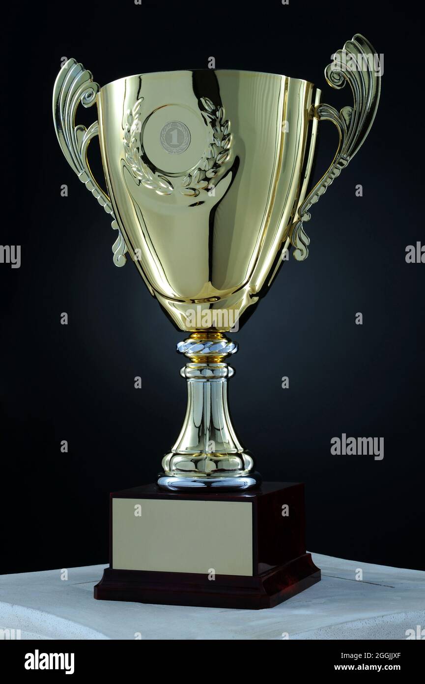 AMC69-ABCD Gold Trophy Cup - Free Engraving