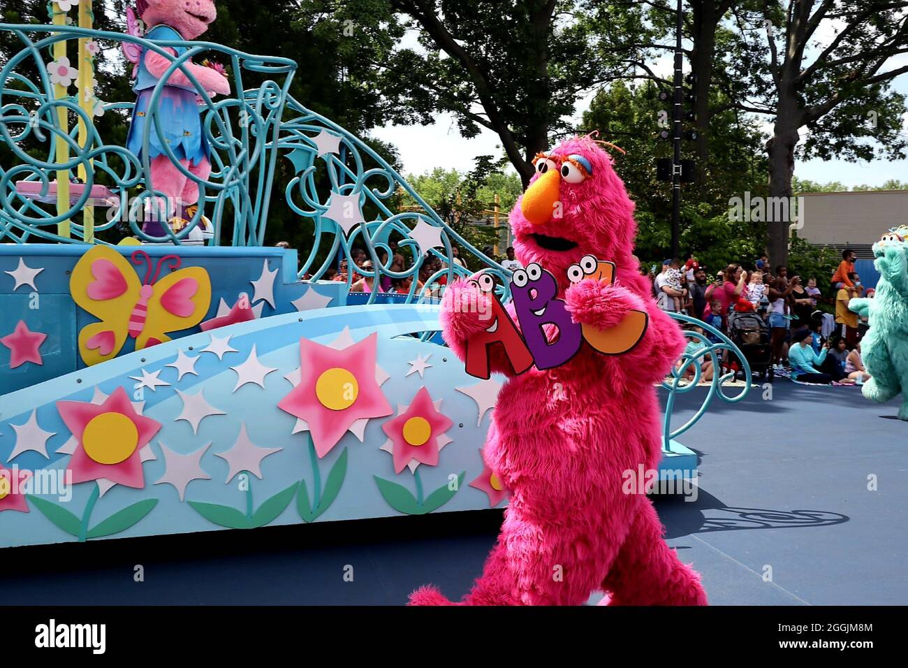 LANGHORNE, UNITED STATES - Aug 09, 2021: A bright summer day at the ...