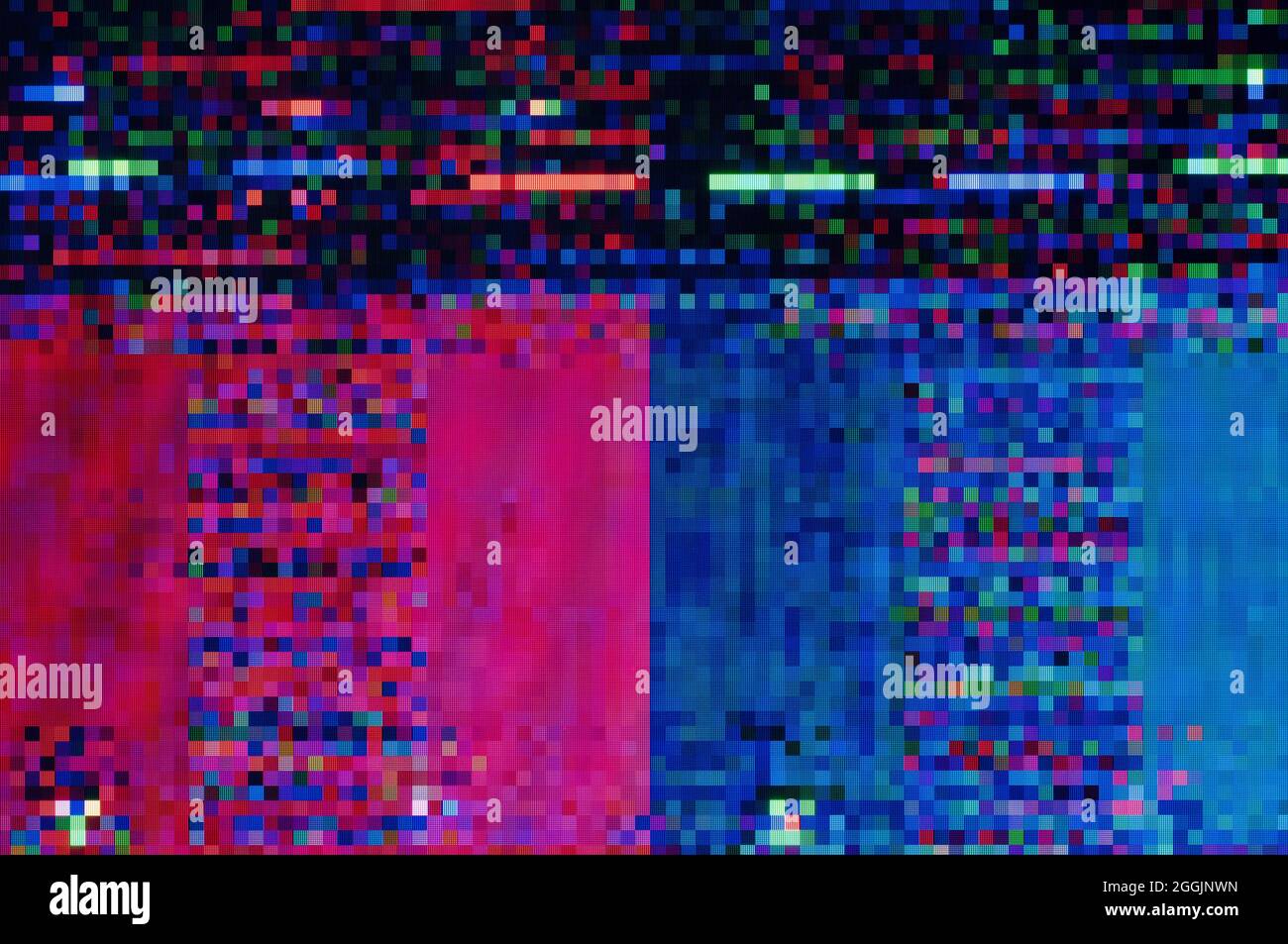 Abstract background, pattern of a digital glitch Stock Photo - Alamy
