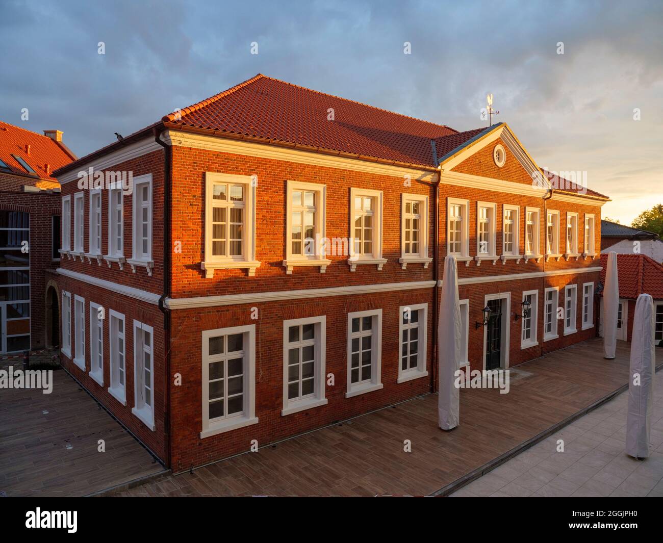 Ankum, Restaurant Onkel Otto am Dom, Artland, Osnabrücker Land, Lower Saxony, Germany Stock Photo