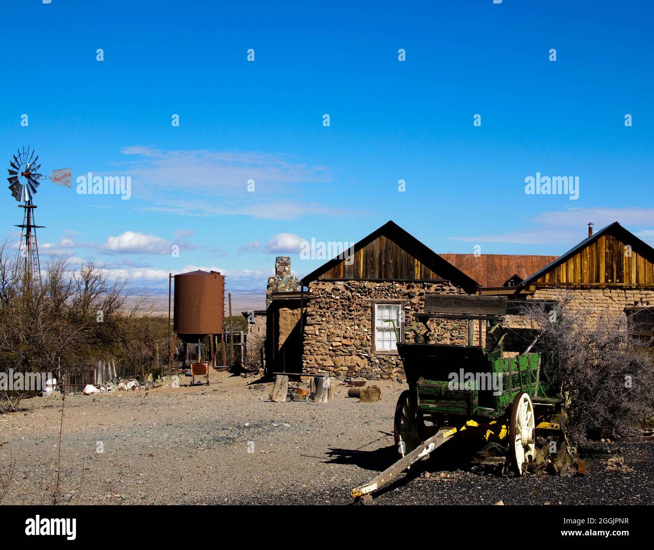 Shakespeare Ghost Town - Stock Photo