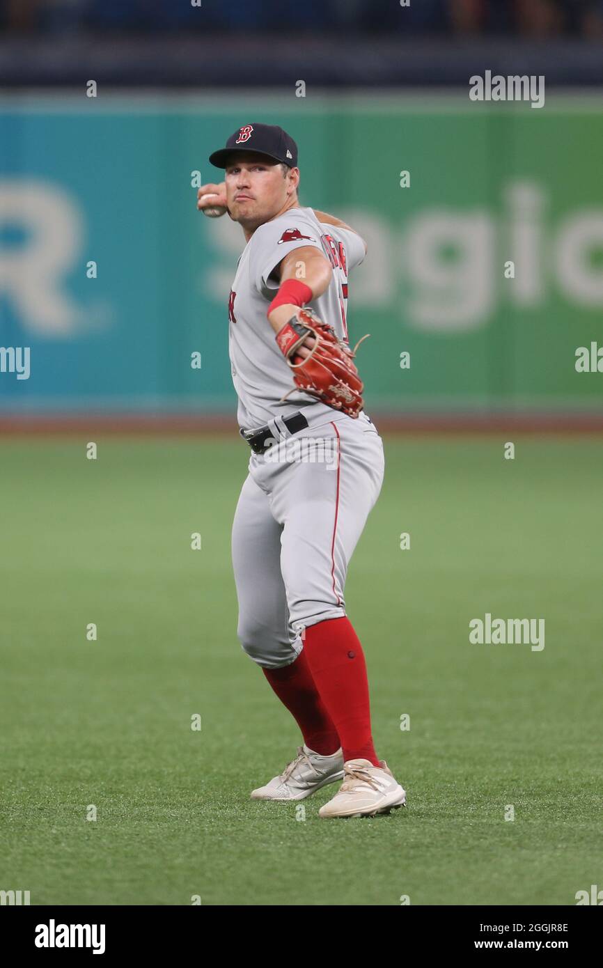 St. Petersburg, FL. USA; Boston Red Sox first baseman Bobby Dalbec (29)  during pregame warmups prior to a major league baseball game against the  Tamp Stock Photo - Alamy