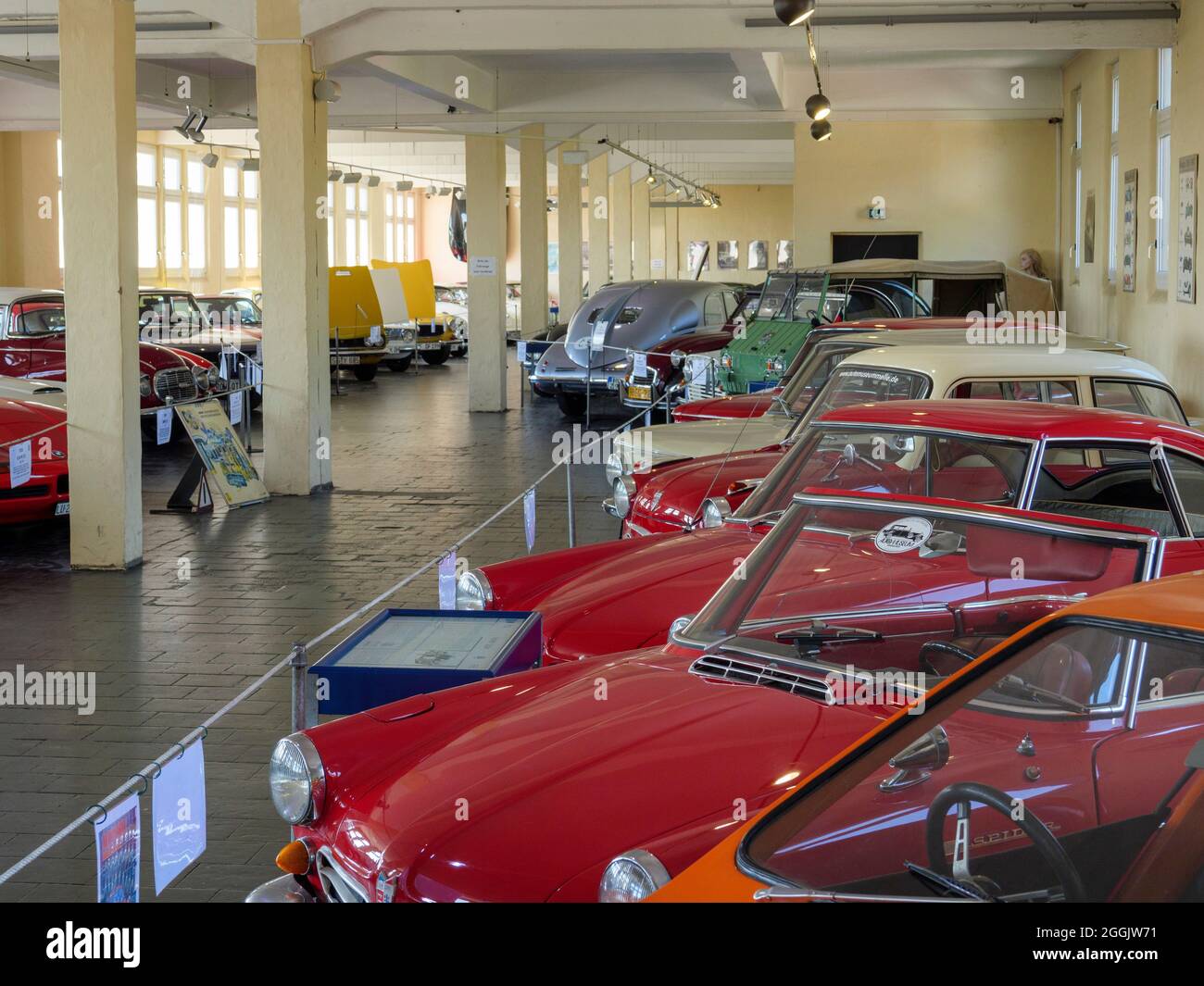 Vintage car in the Melle car museum, Osnabruecker Land, Lower Saxony, Germany Stock Photo