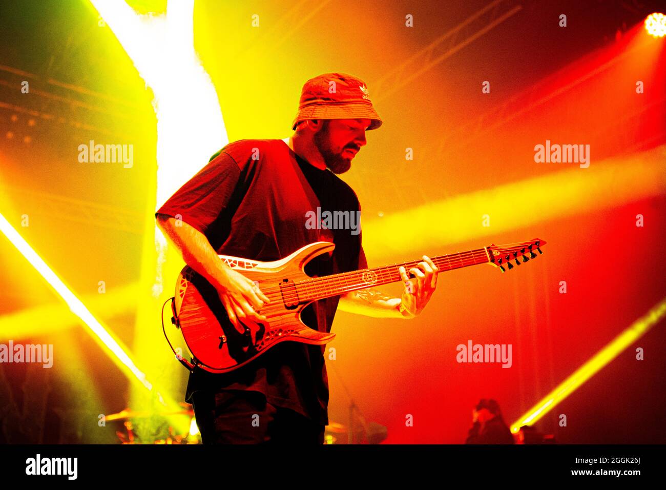 Cremona Italy 29 August 2021 - The Ukrainian heavy metal band Jinjer performs a live concert at Luppolo Rock © Andrea Ripamonti / Alamy Stock Photo