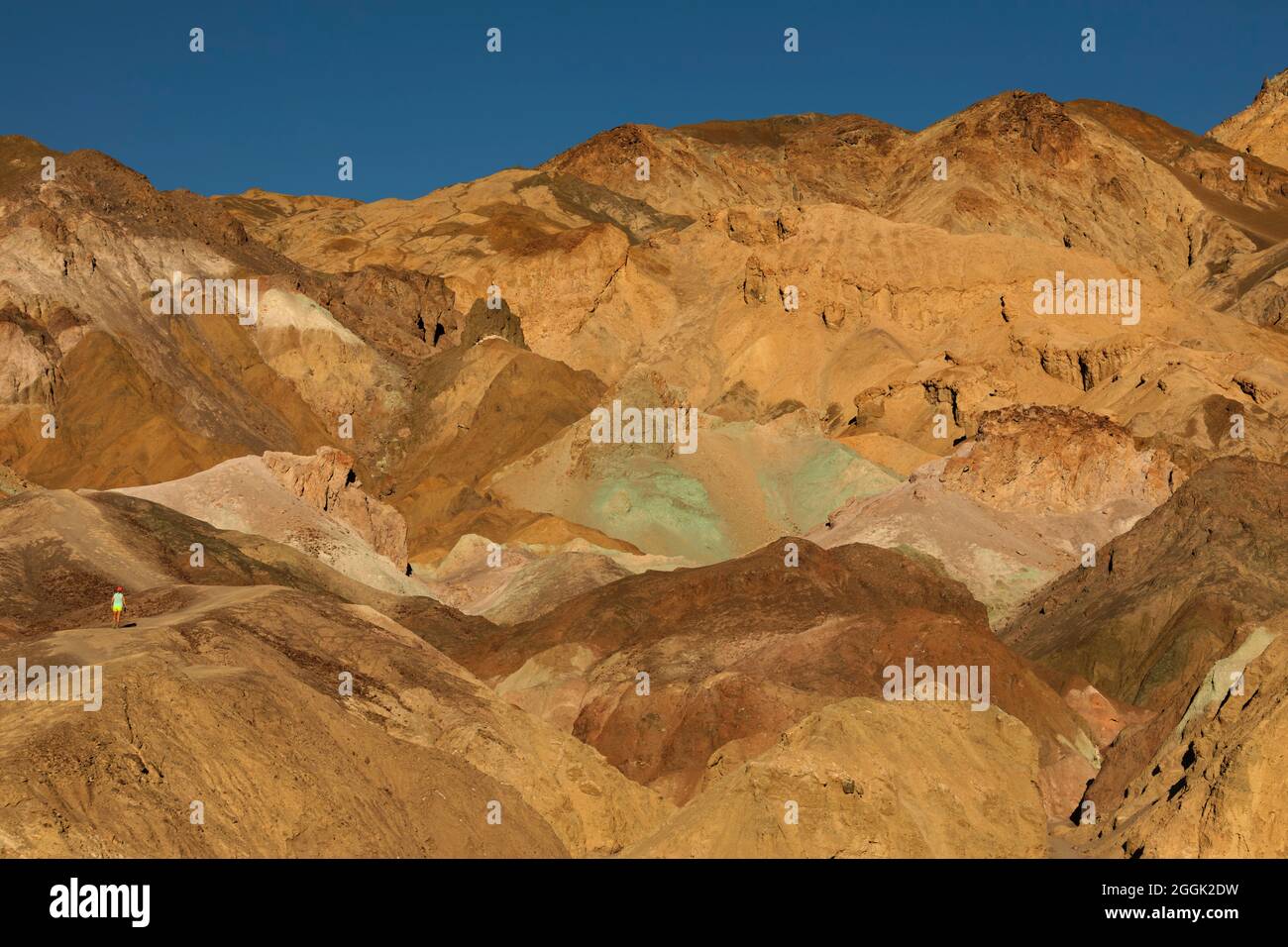 Artists Palette, Artist Drive, Amargosa Mountains, Death Valley National Park, California, USA Stock Photo