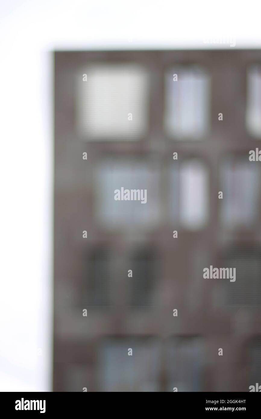 Commercial building with many windows. Graphic arrangement Stock Photo ...