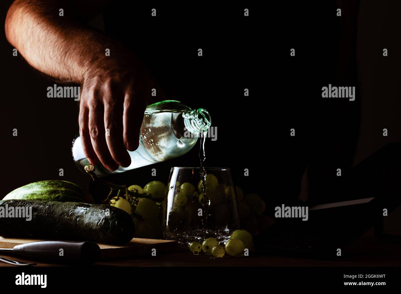 Poring water hi-res stock photography and images - Alamy