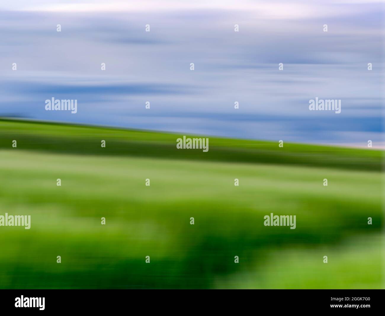 Abstract of spring hill Stock Photo - Alamy