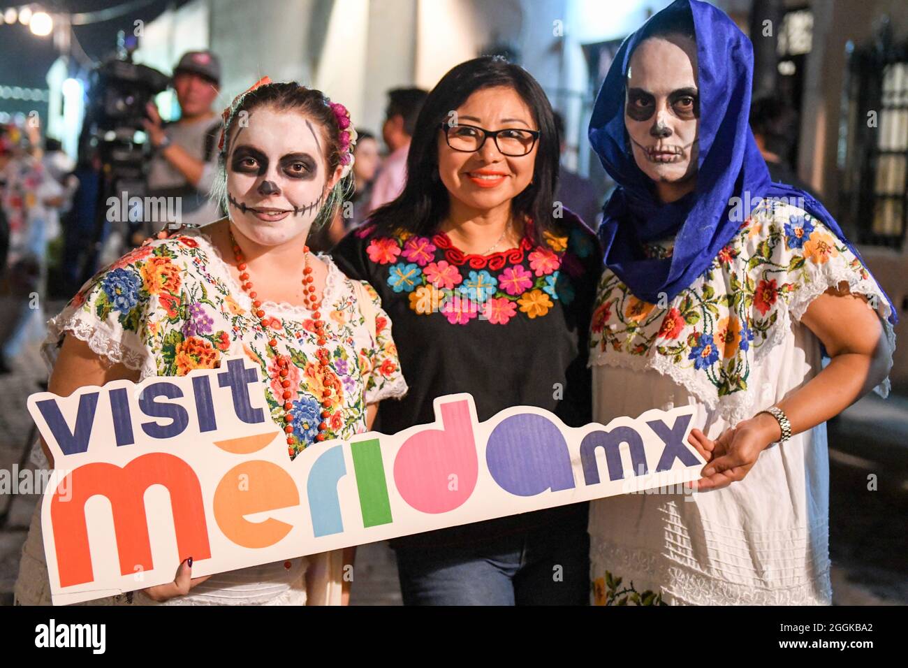 Visit Merida Yucatan Mexico, Day of the Dead Stock Photo