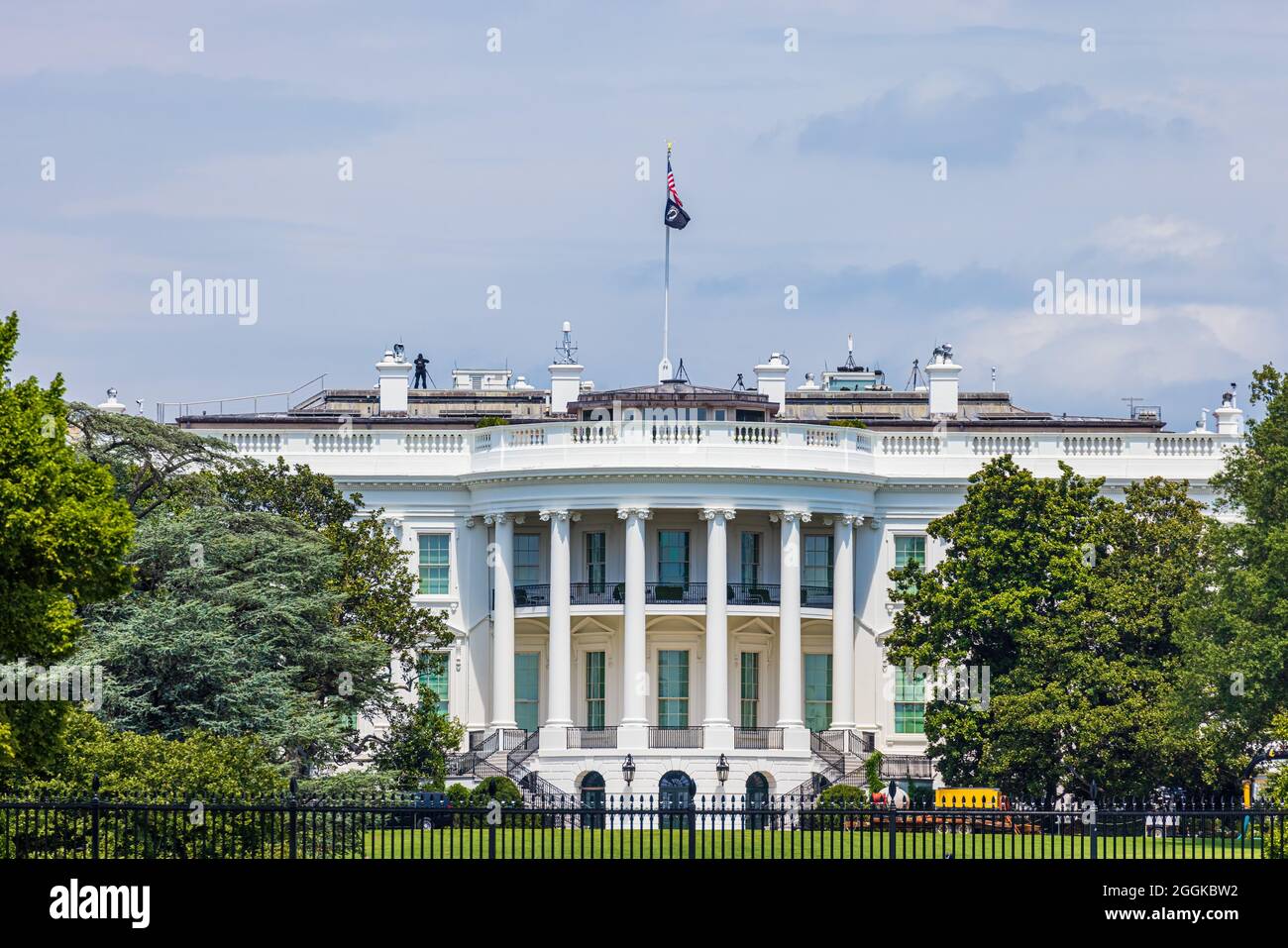 The White House in Washington DC from South Lawn Stock Photo - Alamy