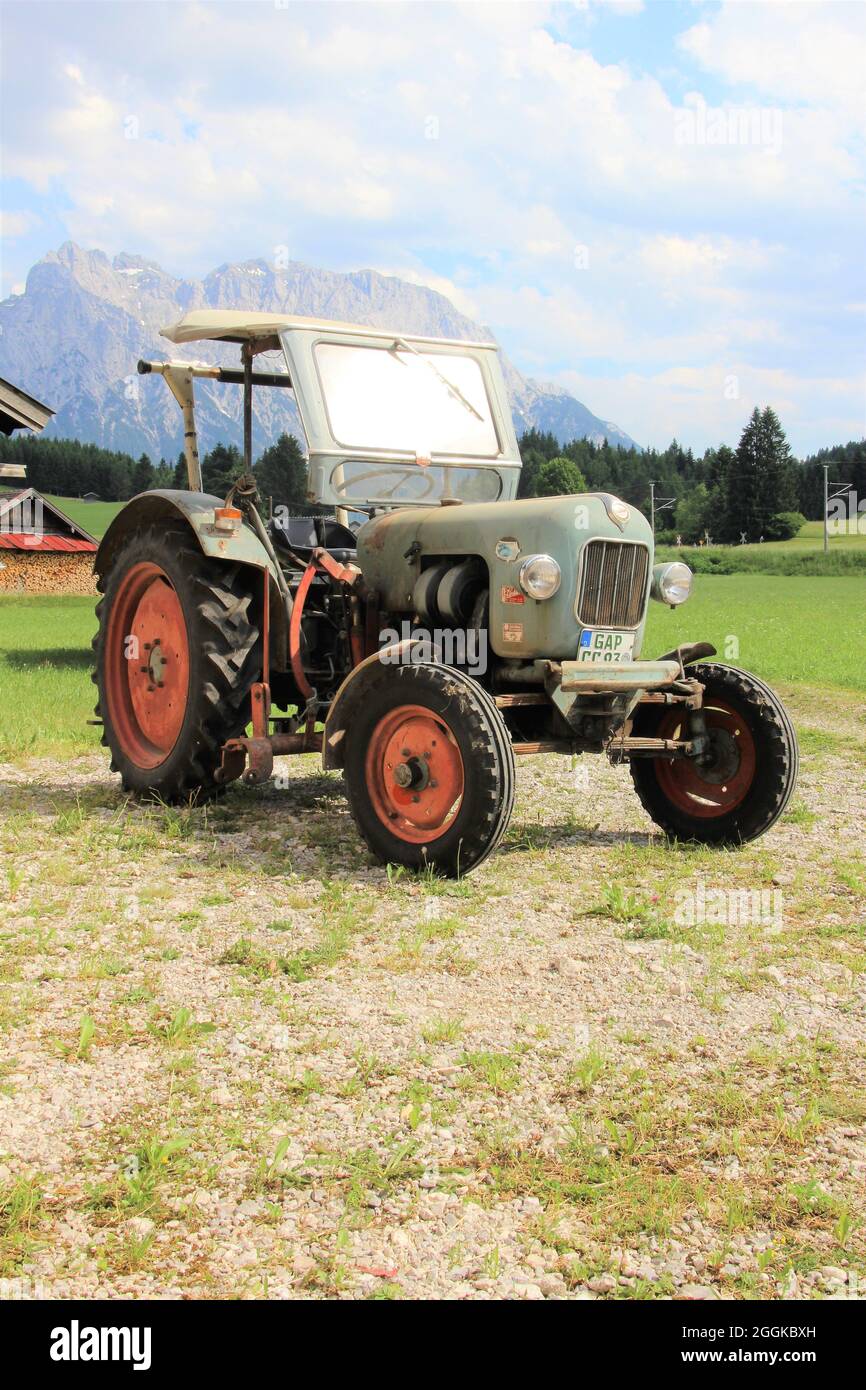 Tractor, Eicher model EM 200 Tiger, built on April 13, 1962, 28 HP