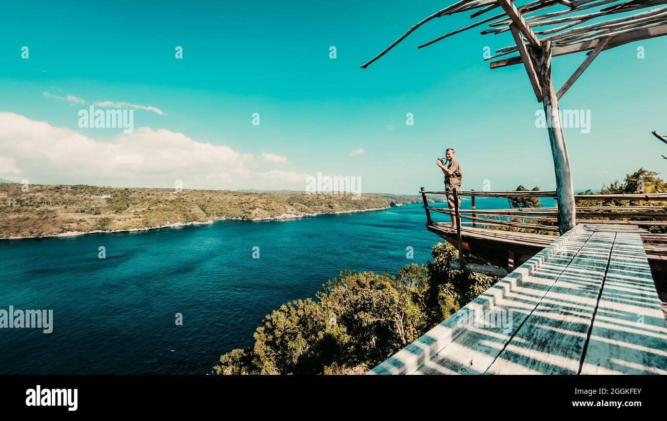 Beautiful river to the sea in Indonesia Stock Photo - Alamy