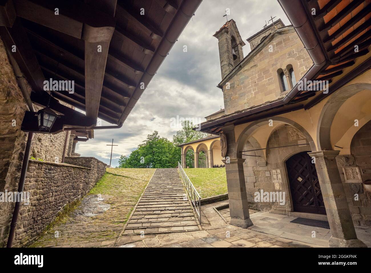La Verna, Franciscan Sanctuary, Chiusi della Verna, Arezzo, Tuscany, Italy Stock Photo