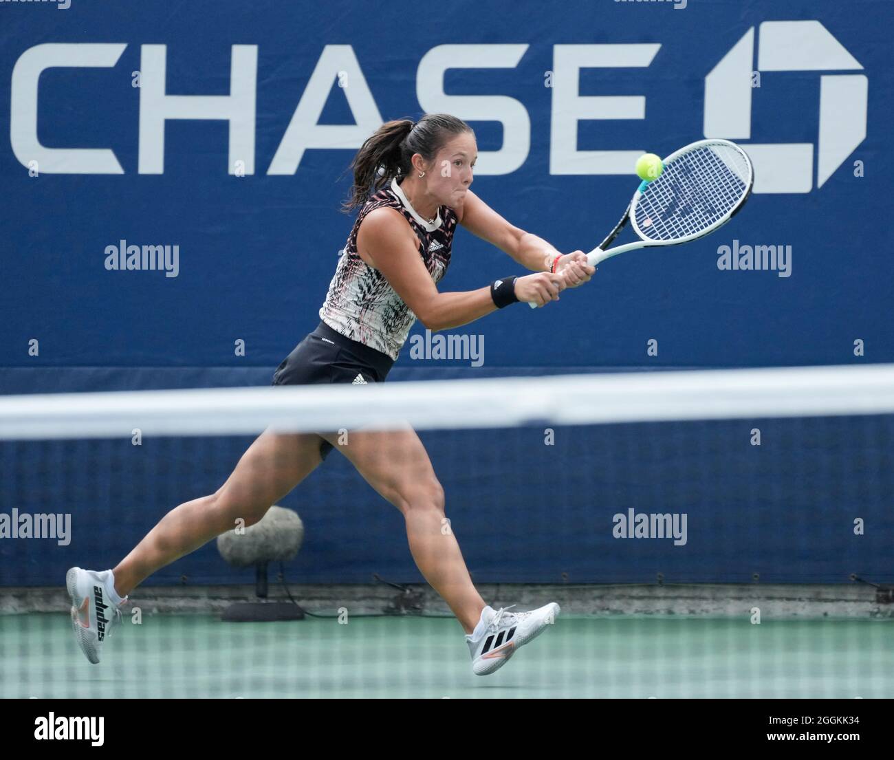 Flushing, Queens, New York, USA. 1st Sep, 2021. Daria Kasatkina (RUS)  defeated Marketa Vondrousova (CZE) 3-6, 6-4, 6-4, at the US Open being  played at Billy Jean King Ntional Tennis Center in