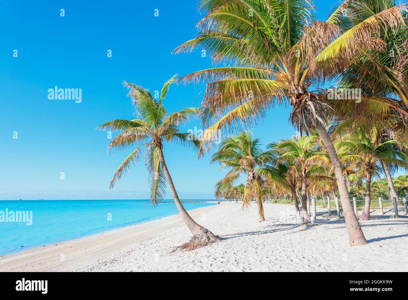 Smathers beach, Key West, Florida, USA Stock Photo