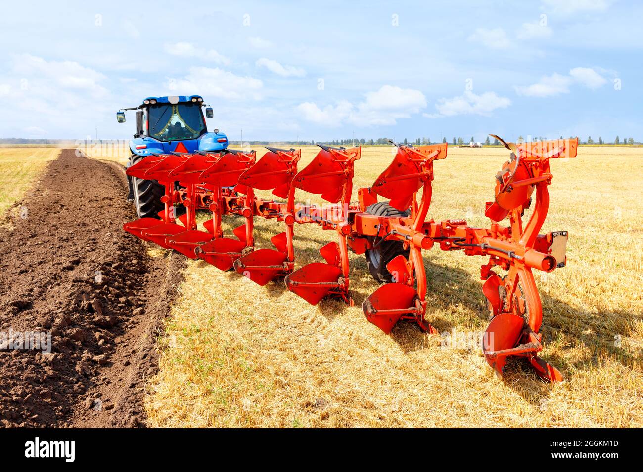 Plow attached to the tractor hires stock photography and images Alamy
