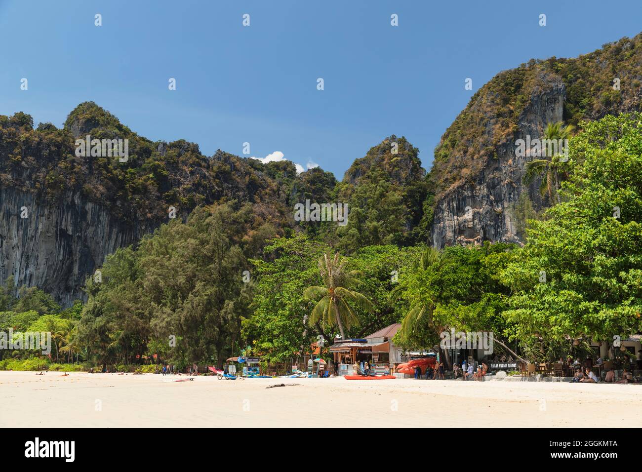 West Rai Leh Beach, Rai Leh Peninsula, Krabi Province, Thailand, Asia Stock Photo