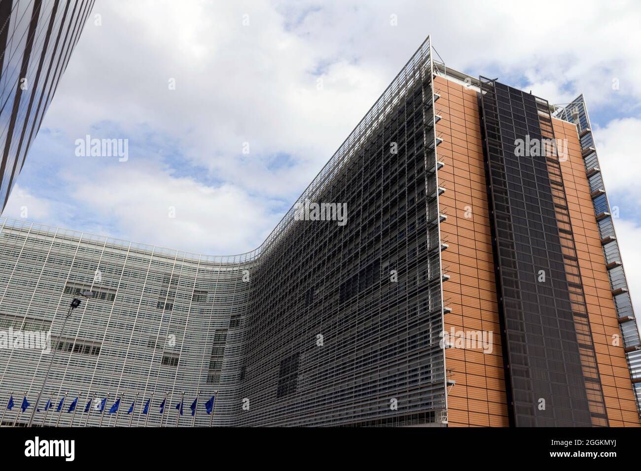 The Berlaymont Building, seat of the European Commission in Brussels, Belgium Stock Photo