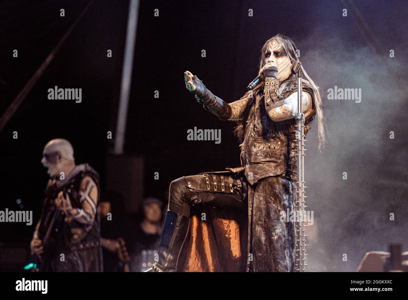 Oslo, Norway. 24th, June 2022. The Norwegian symphonic black metal band  Dimmu Borgir performs a live concert during the Norwegian music festival  Tons of Rock 2022 in Oslo. Here vocalist Shagrath is