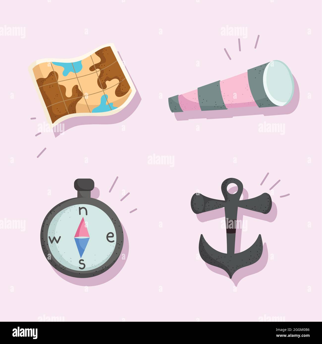 travel adventure set Stock Vector Image & Art - Alamy