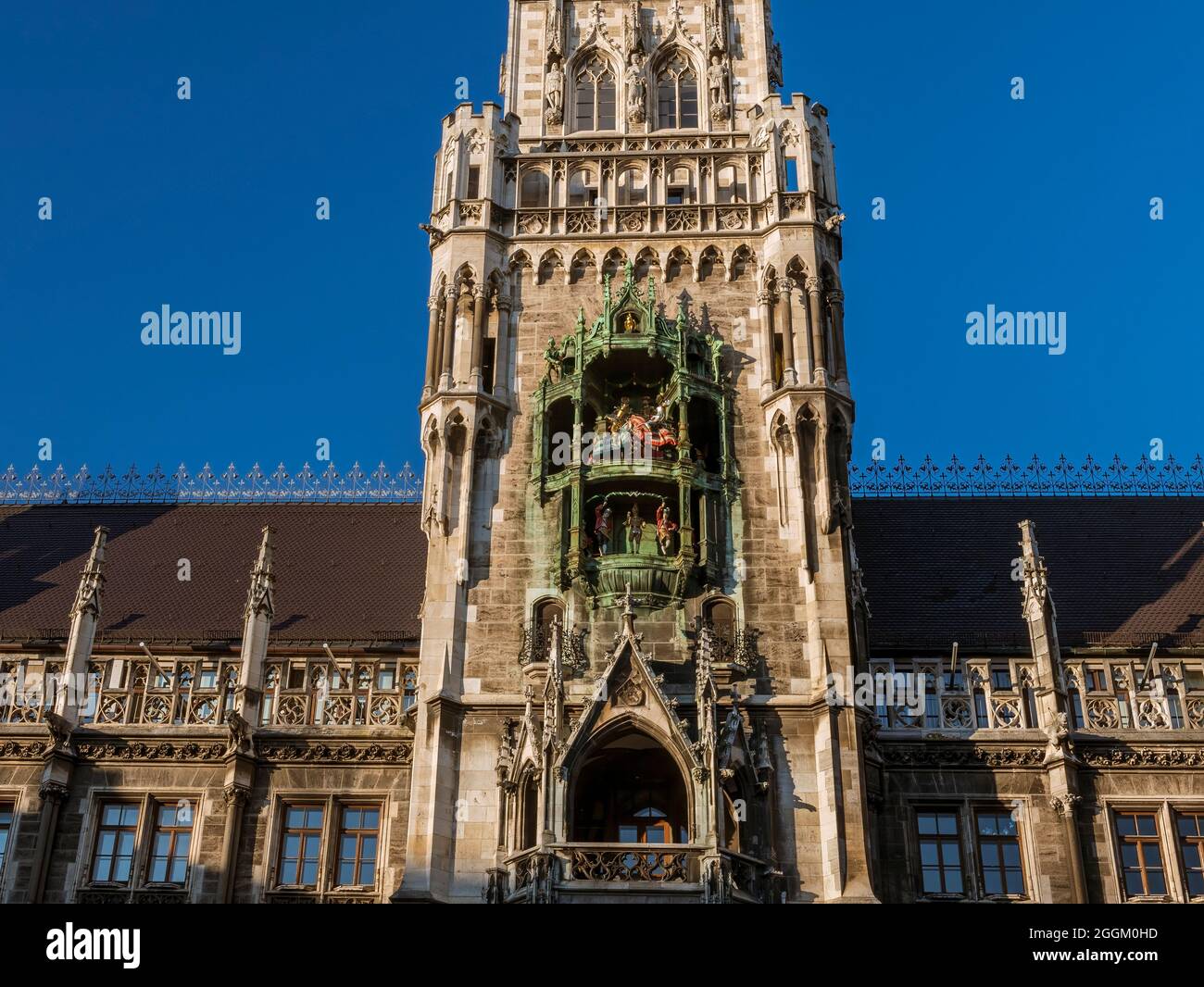Glockenspiel, New Town Hall, Munich, Bavaria, Germany, Europe Stock Photo