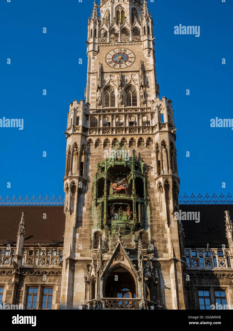 Glockenspiel, New Town Hall, Munich, Bavaria, Germany, Europe Stock Photo