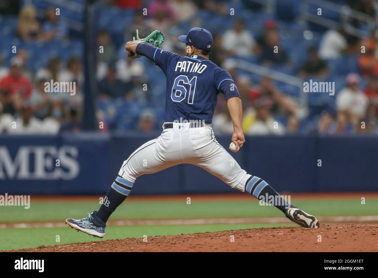 St. Petersburg, FL USA; Tampa Bay Rays pitcher Luis Patino (1