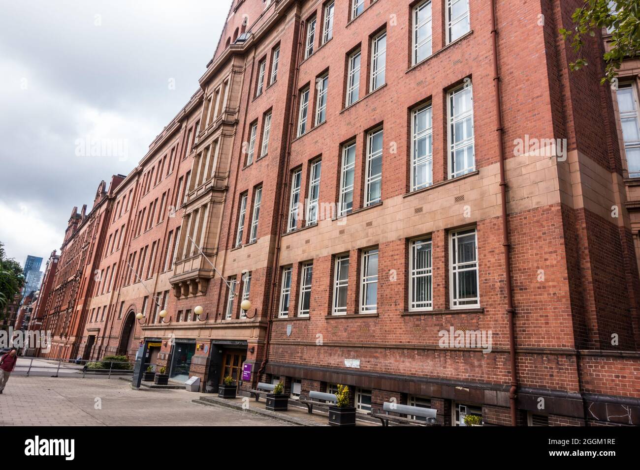 Manchester University building Stock Photo