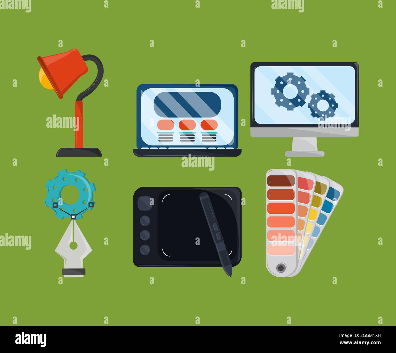 Web Design Tools Stock Vector Image Art Alamy