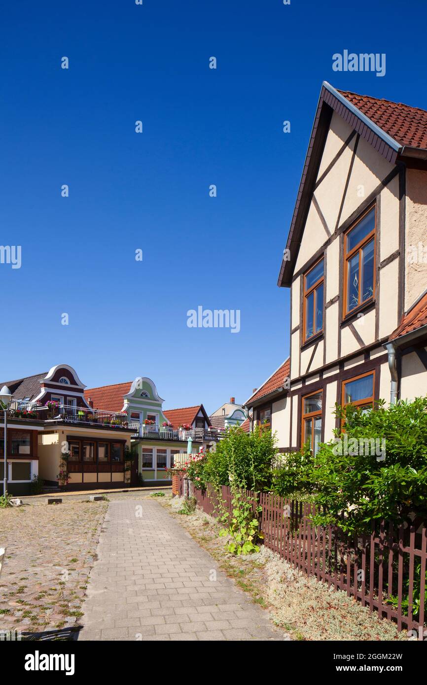 RostockWarnemuende, historic fisherman's house on Alexandrinenstrasse