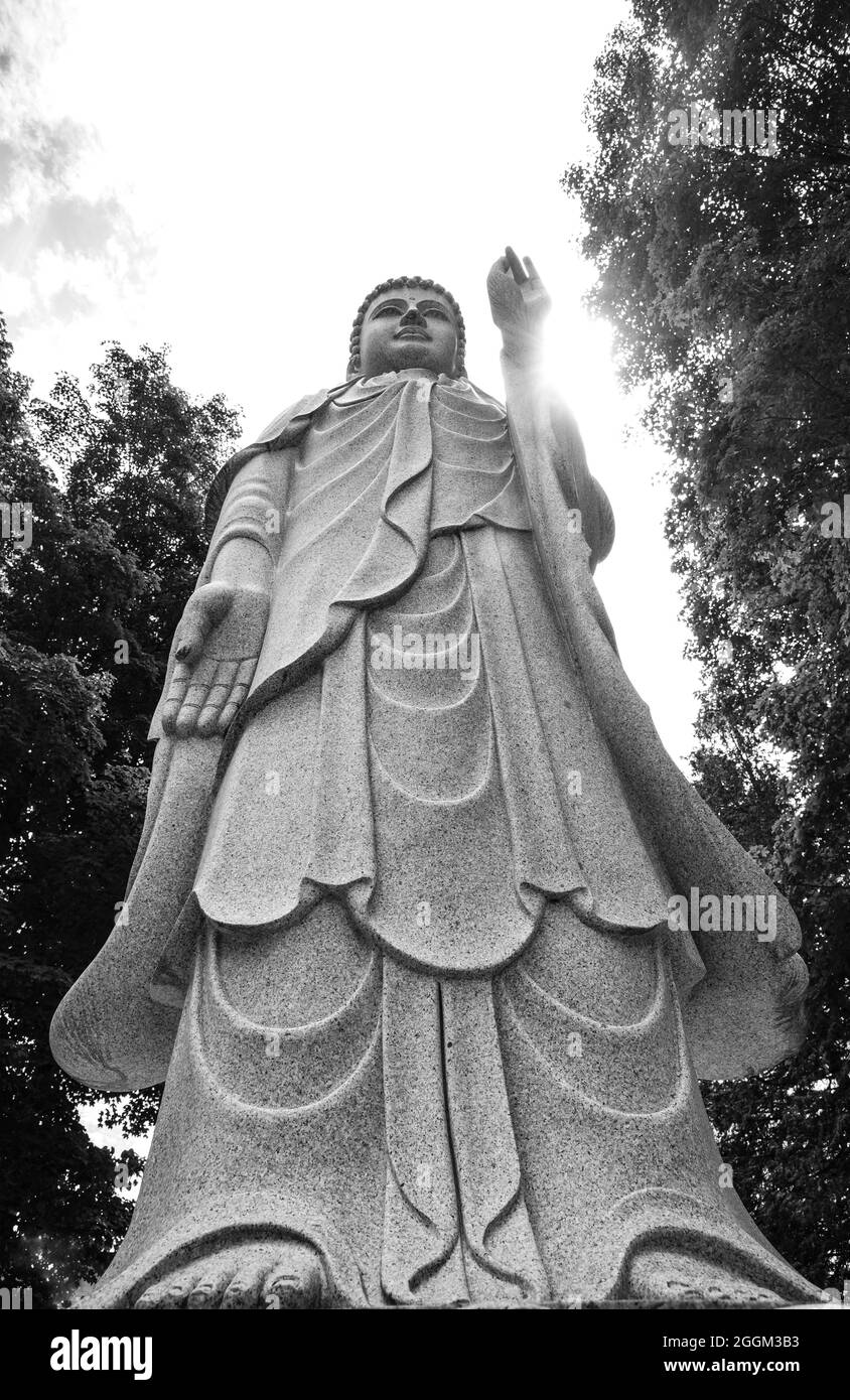 Budhist monastery Black and White Stock Photos & Images - Alamy