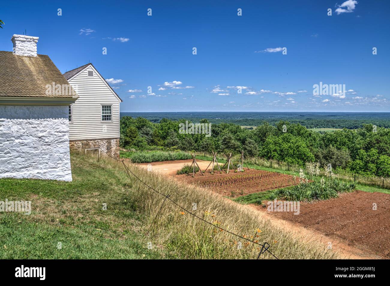 Monticello thomas jefferson garden hires stock photography and images