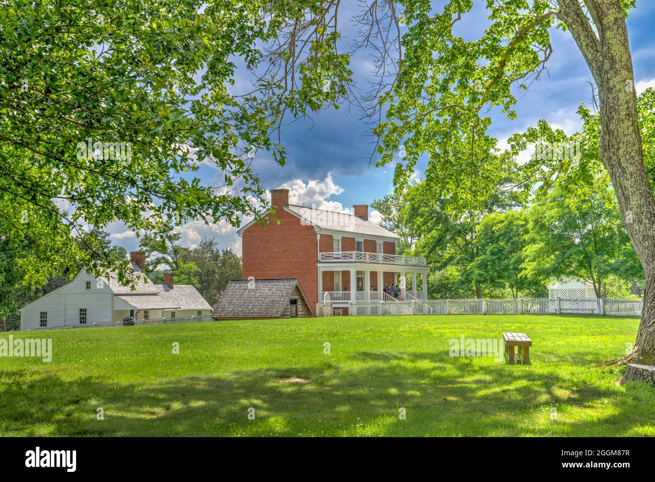 The McLean House, site of Lee’s Surrender to Grant, at the Appomattox