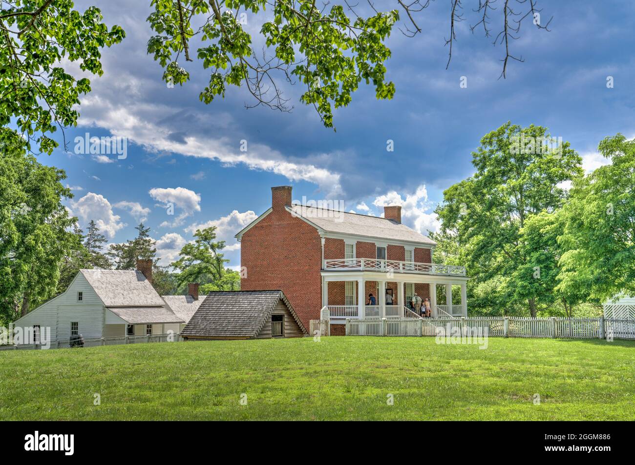 The McLean House, site of Lee’s Surrender to Grant, at the Appomattox