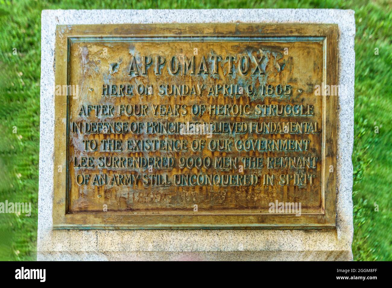 The united daughters of the confederacy memorial plaque by the