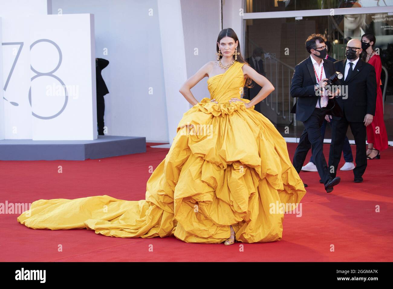 Venice, Italy. 28th Aug, 2021. Bianca Balti attending the Madres