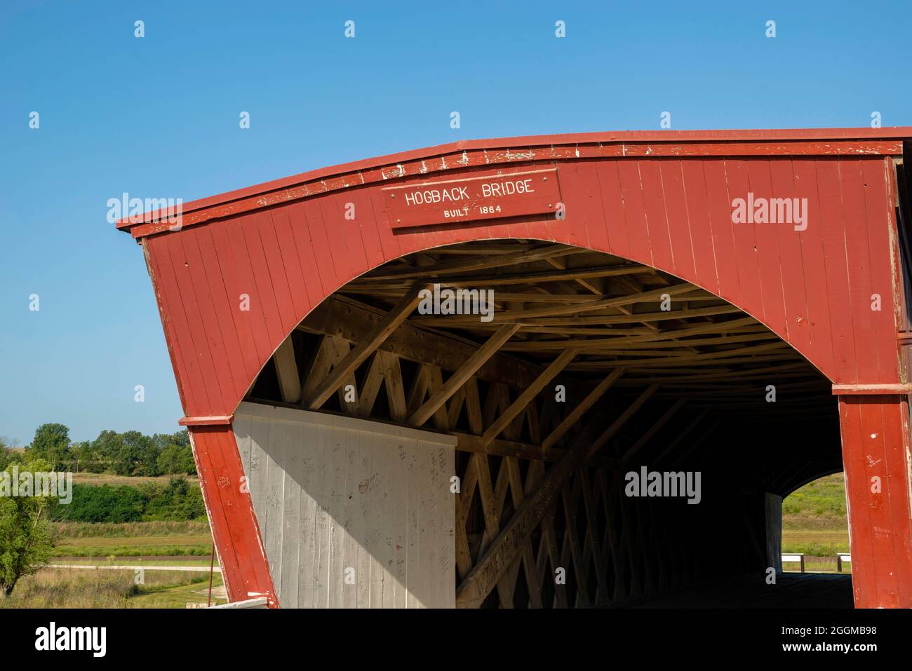 Hogback Covered Bridge; Photograph of the Bridges of Madison County