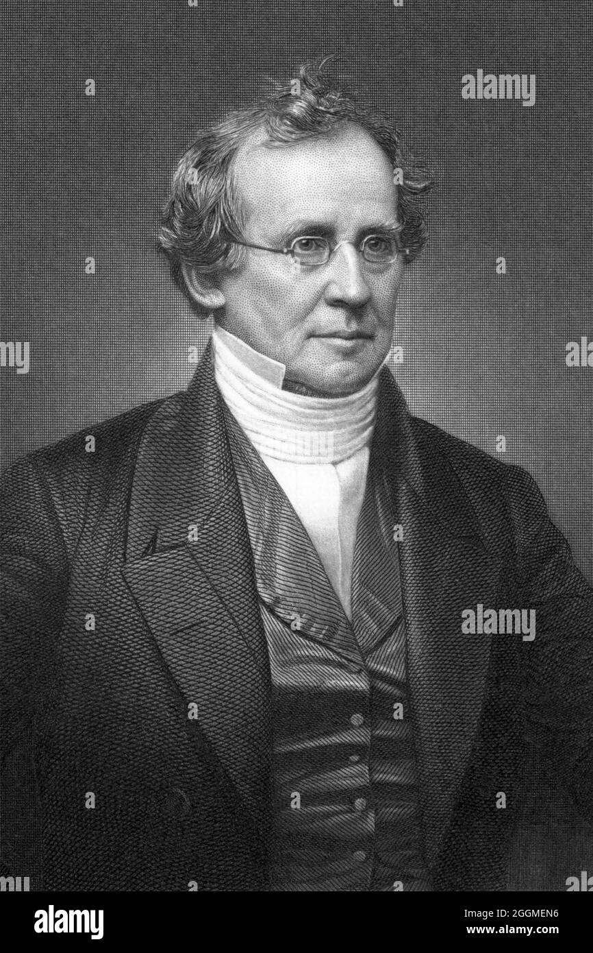 Charles Hodge (1797–1878), conservative Presbyterian theologian and principal of Princeton Theological Seminary between 1851 and 1878. (USA) Stock Photo