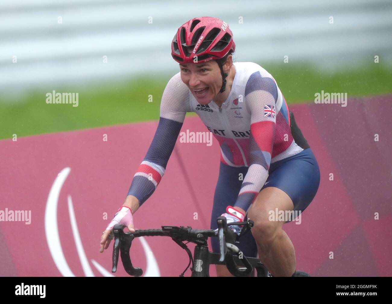 Great Britain's Sarah Storey celebrates winning the gold medal in the ...