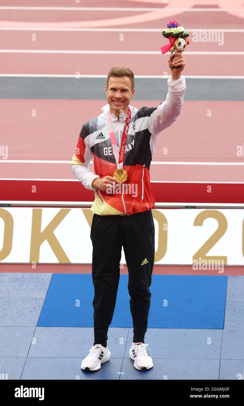 Tokio, Japan. 02nd Sep, 2021. Paralympics: Athletics, men's long jump ...