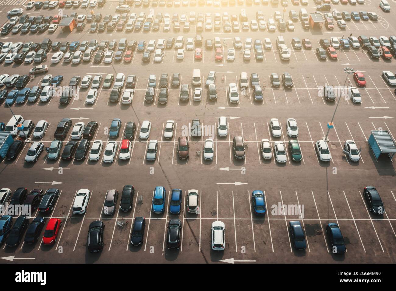 Mall parking aerial hires stock photography and images Alamy